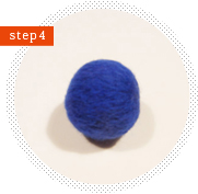 ニードル羊毛　STEP4
